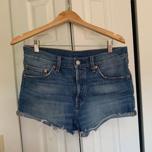Levi Denim Shorts - Size 28 (fits small)